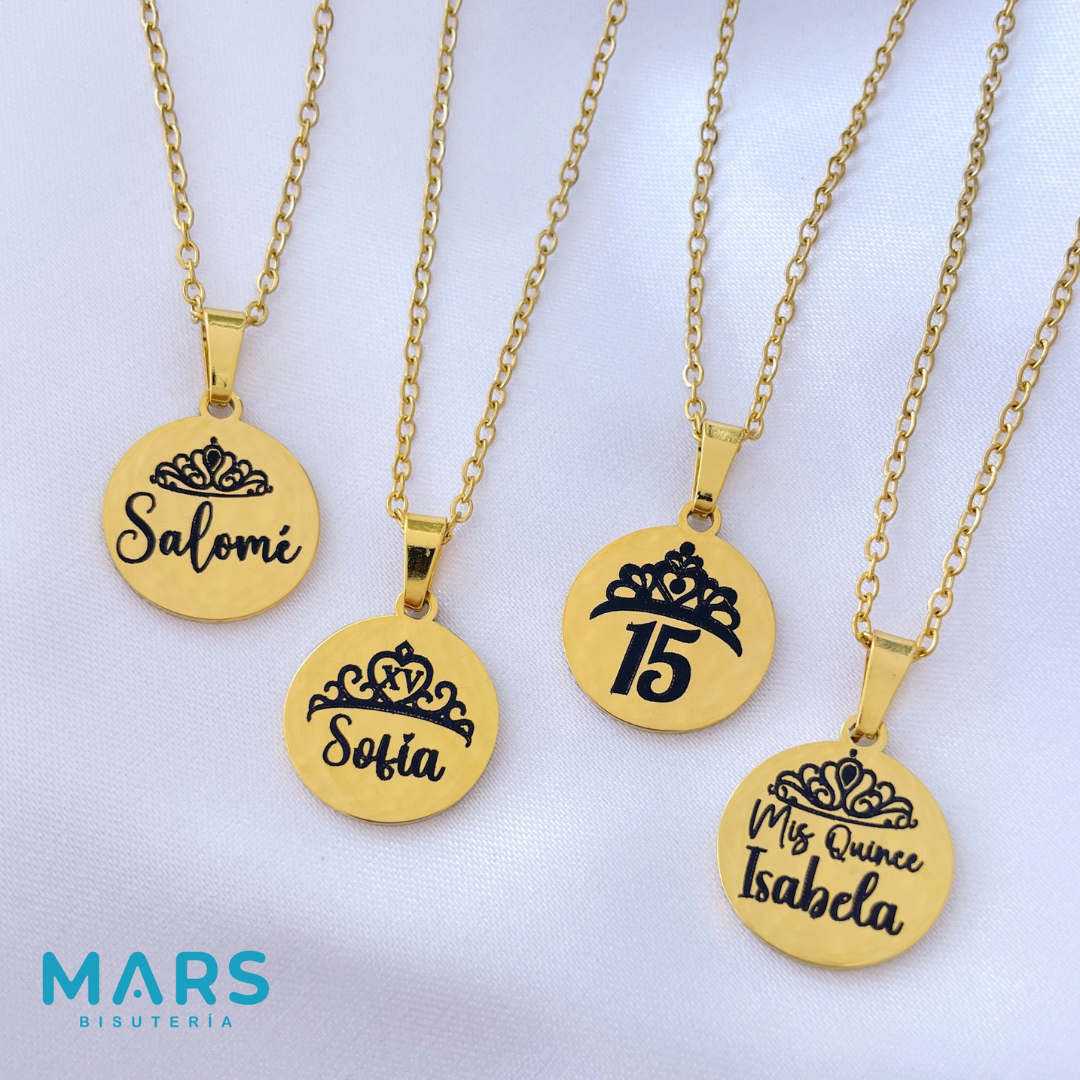 Collar Quinceañera personalizados