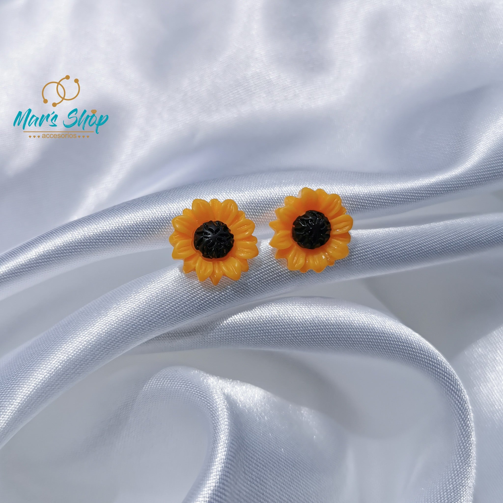 Aretes girasol
